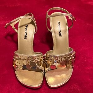Munafie Gold Women's Sandals